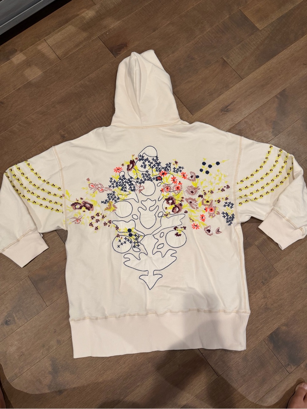 NWT FP At My Best Embroidered Hoodie - oversized - Picture 8 of 13
